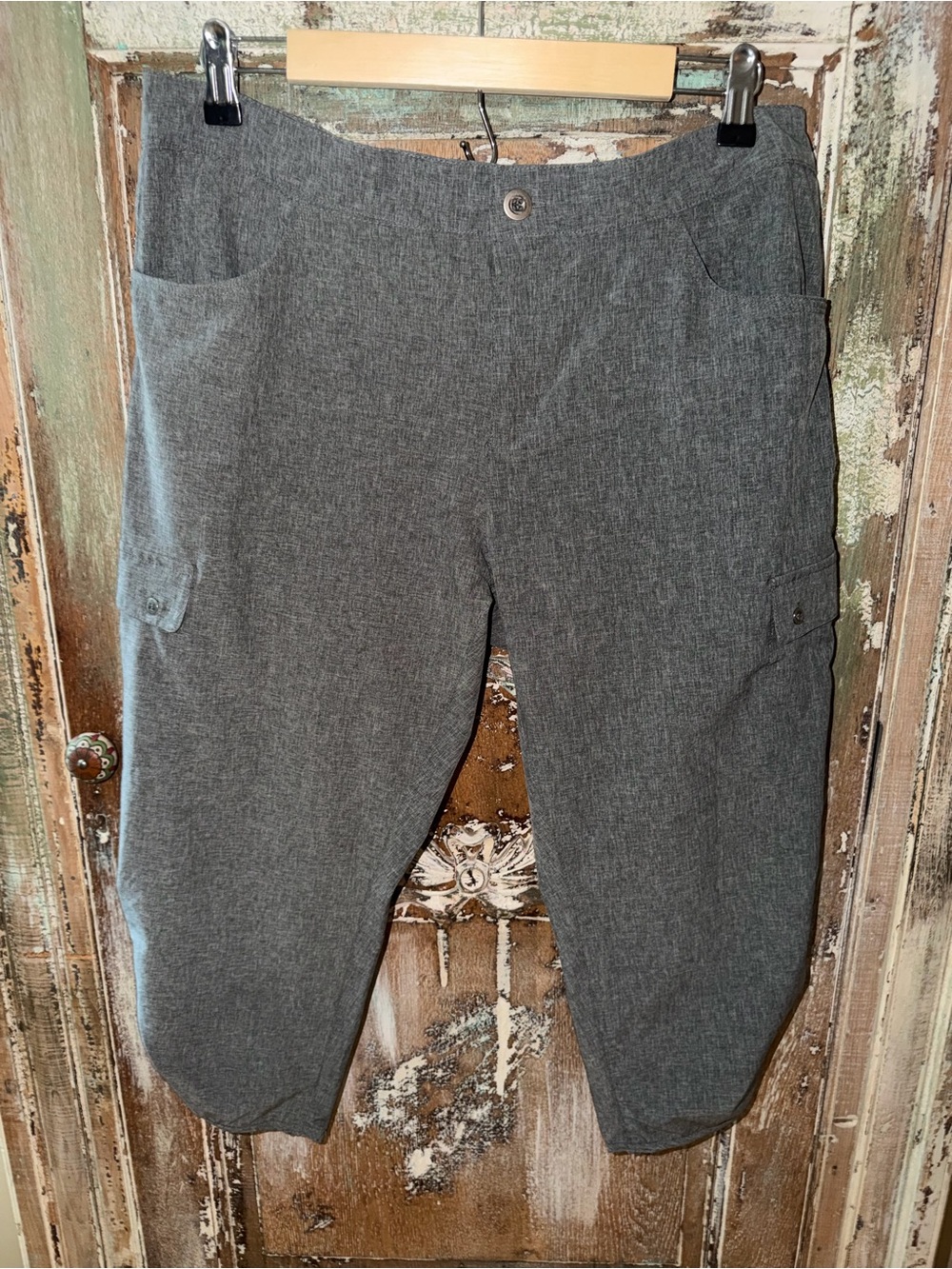 Stillwater Supply Co Women’s 10 Gray Cargo Hiking Pants Outdoor Travel